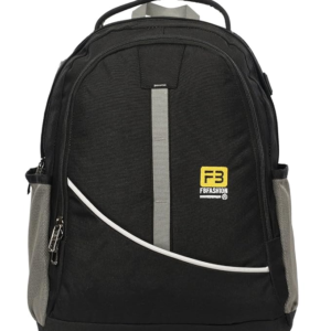 FB Fashion SB-412 Black Backpack for College | School | Work | Travel for Men | Women