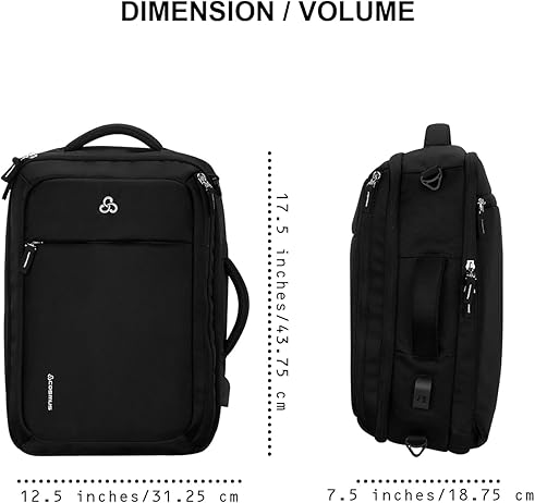 COSMUS Agility Convertible Backpack Messenger Bag for up to 16-Inch Laptop - Image 5