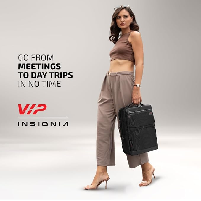 Expandable | Water-Resistant with USB Charging Port | Padded Laptop Sleeve, 2 Compartments | Office & Travel Backpack for Men & Women - Image 2